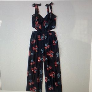Abercrombie & Fitch Floral Wideleg Jumpsuit
